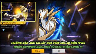 Free Fire | Hướng dẫn anh em nhận quà Free sự kiện chung kết - Cách lấy skywing kim long cực đẹp