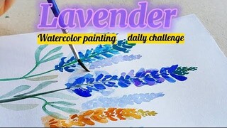 Lavender 🪻 Watercolor painting [Relaxing & calming]