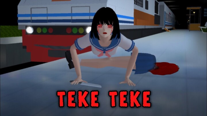 TEKE TEKE || HORROR MOVIE SAKURA SCHOOL SIMULATOR