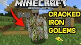 Cracked Iron Golem in Minecraft Bedrock