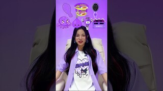 Random Purple food MUKBANG😈 #shorts