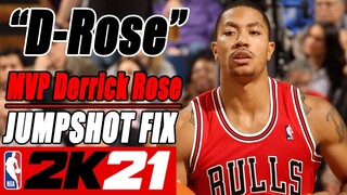 MVP Derrick Rose Jumpshot Fix NBA2K21 with Side-by-Side Comparison