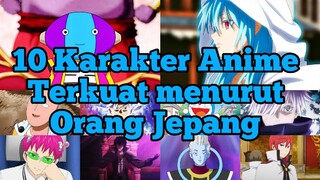 10 Karakter Anime Terkuat Menurut Orang Jepang #VCreators