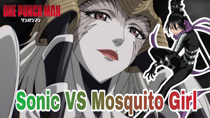 Sonic Vs Mosquito Girl - One punch man world