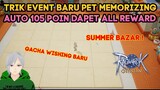 TRIK PASTI 105 POIN EVENT BARU PET MEMORIZING DAN UPDATE WISHING RAGNAROK ORIGIN
