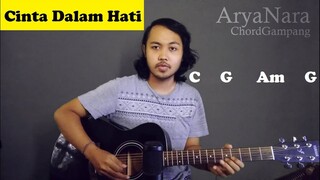 Chord Gampang (Cinta Dalam Hati - Ungu) by Arya Nara (Tutorial Gitar) Untuk Pemula