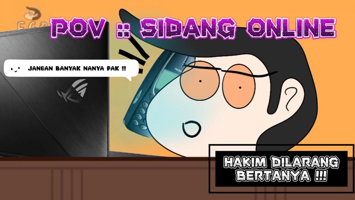 Hakim tidak boleh bertanya !!!