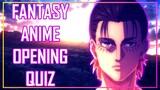 ANIME OPENING QUIZ (50 Openings) 