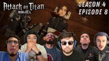 Attack on Titan Season 4 Episode 8 Reaction and Recap!