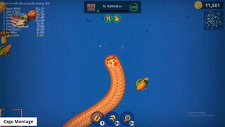 Worms Zone.io Rắn Săn Mồi #095 _ Noel tới rồi chơi rắn săn mồi thôi các bạn _ 17