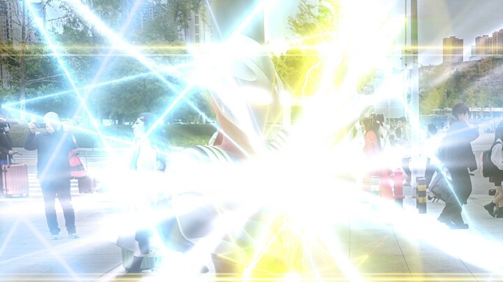 [Special Effects] What is this Tiga shooting? Knight Ray + Zaperio Ray? ? Self-created special effec