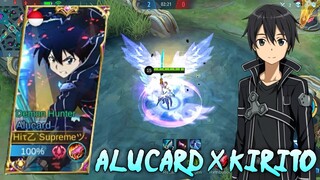 ALUCARD X KIRITO SKIN SCRIPT | SWORD ART ONLINE | FULL EFFECTS + NO PASSWORD - MOBILE LEGENDS