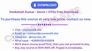 Venkatesh Kumar - Devio + OTOs Free Download