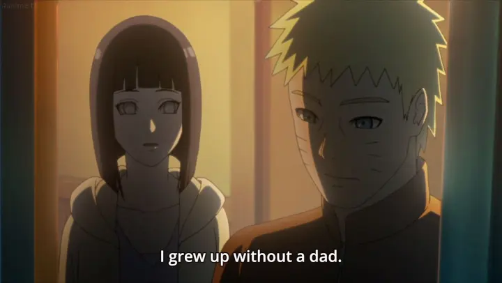 Hinata Comforts Tired Naruto After His Work, Naruto Feels Frustrates When He Remembers His Father
