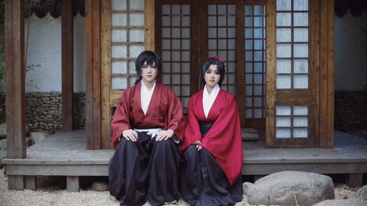 [Kimetsu no Yaiba cos] Tomioka Kakak dan Adik Tomioka Kartu Ucapan Yoshiyuki Yuzhi の Aliran Air Kiri