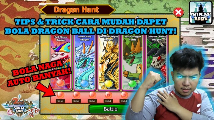 TIPS & TRICK CARA MUDAH DAPET BOLA DRAGON BALL DI EVENT DRAGON HUNT! AUTO JADI BANYAK! - Ninja Sage