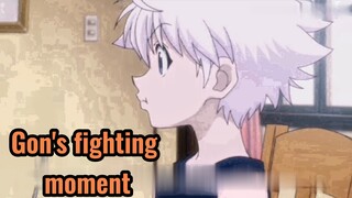 Gon's fighting moment