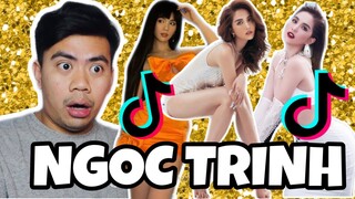 ATEBANG REACTION | NGOC TRINH TIKTOK SENSATION OF VIETNAM #tiktok #ngoctrinh