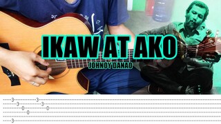 Ikaw At Ako - Johnoy Danao - Fingerstyle Guitar (Tabs) Chords Lyrics