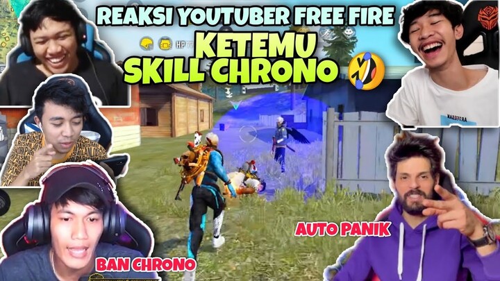 REAKSI YOUTUBER FREE FIRE KETEMU SKILL CHRONO| BNL|LETDA HYPER|FRONTAL GAMING|RENDY RANGERS|EFDEWE