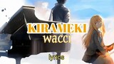Japanese songs | kirameki (SAD) - wacci Lyric (Rom/Indo/Eng)