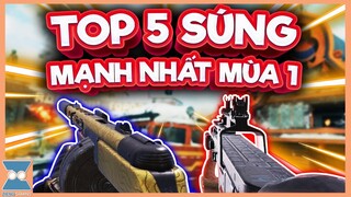 CALL OF DUTY MOBILE VN | TOP 5 KHẨU SÚNG META MÙA 1/2022 | Zieng Gaming