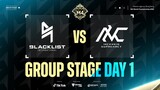 [FIL] M4 Group Stage Day 1 | BLCK vs INC