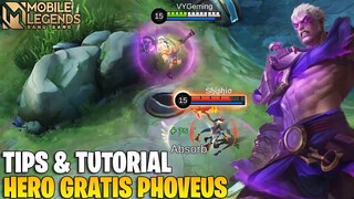 BEBERAPA HAL YANG PERLU KALIAN KETAHUI SEBELUM PAKAI HERO BARU PHOVEUS - MOBILE LEGENDS