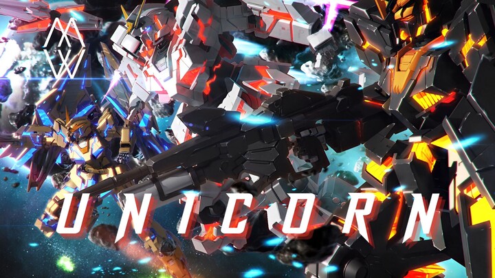 [Gundam/Hybrid Cut/High Burn] Toàn thân của Unicorn trải nghiệm những khả năng vô hạn! Chiến thắng h