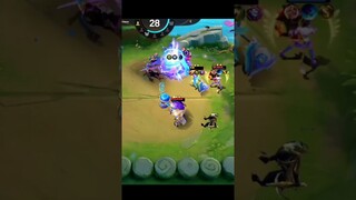 LANCELOT TITAN MODE UNLIMITED ULTI! #magicchess #mobilelegends #teguhputrazusana #shorts