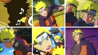 Evolution Start Screen + Main Menu in Naruto Storm Series (2008-2020)