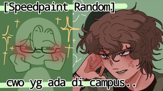 [speedpaint]//💚[Random]💚// Collage boy