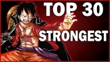One Piece Top 30 Strongest Characters as of 2020