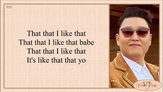 PSY - That That (Prod. & ft. SUGA of BTS) Easy Lyrics