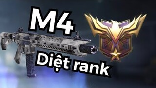 Cod mobile | m4 OP!!! Chấp rank HT!! | review M4 mới