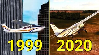 Devolution of Microsoft Flight Simulator (2020-1982)