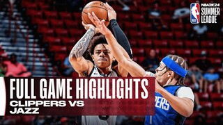 CLIPPERS vs JAZZ | NBA SUMMER LEAGUE | FULL GAME HIGHLIGHTS