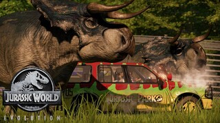 JEEP TOUR (Gone Wrong!) || Jurassic Park - Beach Resort || Jurassic World Evolution