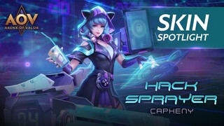 Capheny Hack Sprayer Skin Spotlight - Garena AOV (Arena of Valor)