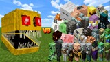 Pacman Vs All Mobs! [Minecraft]