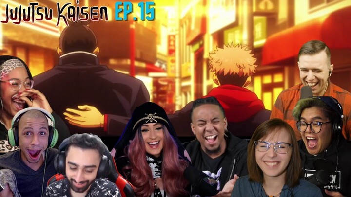 BEST FRIENDS ! JUJUTSU KAISEN EPISODE 15 BEST REACTION COMPILATION