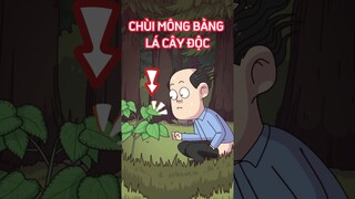 Chùi mông bằng lá cây độc #shorts #trithucplus #trithuc