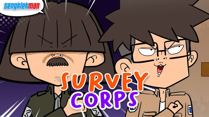 PELATIHAN SURVEY CORPS ATTACK ON TITAN ( PARODI ) - SENGKLEKMAN