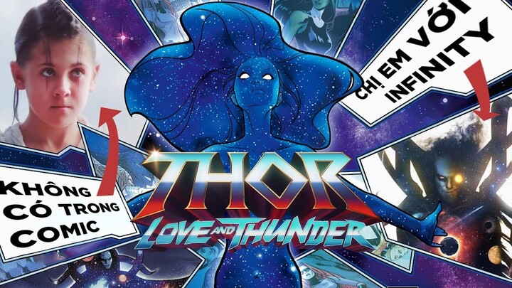 ETERNITY và LOVE trong phim Thor: Love and Thunder có gì KHÁC trong COMIC?