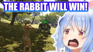 Pekora wants to Show that a Rabbit Can Win Against a Tortoise But ARK Says Otherwise