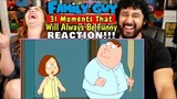 31 Moments From "FAMILY GUY" That Will Always Be Funny - REACTION!!!
