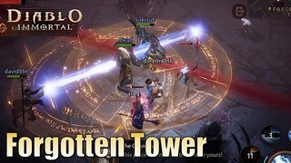 DIABLO IMMORTAL - Forgotten Tower COOP - Monk Gameplay Part 5