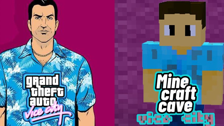 Trò Grand Theft Auto : Game tiếp nối Vice City OP trong Minecraft