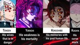 WEAKNESS OF DEMON SLAYER CHARACTERS