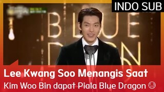 Lee Kwang Soo Menangis Saat Kim Woo Bin dapat Piala Blue Dragon 😭 #UnexpectedBusiness2 🇮🇩INDO SUB🇮🇩